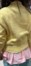 三沙（Sansha）儿童长袖裙连体服雪纺V领蕾丝芭蕾舞服练功表演服51AF0002浅粉M 晒单实拍图