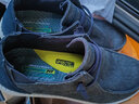 斯凯奇（Skechers）男鞋秋冬一脚蹬乐福鞋帆布鞋厚底低帮休闲商务鞋66387 蓝色/BLU 41.5 实拍图