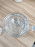 喜碧scybe 格隆加厚高硼硅耐热玻璃水杯透明泡茶玻璃杯把手带盖办公杯 格隆耐热杯380ml  单只装 实拍图