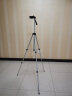 多宝莱 X9拍照主播手机三脚架床头直播支架三角架桌面户外懒人相机便携自拍火山小视频西瓜视频 中黑色111cm（三件配） 实拍图