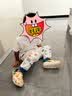 babycare儿童洞洞鞋防滑春夏沙滩外穿男童家居女童凉拖鞋宝宝拖鞋 庞克恩南瓜【夏季款】 15 (150mm) 实拍图