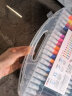 晨光(M&G)文具48色易可洗双头水彩笔 儿童幼儿园三角杆彩绘涂鸦画笔套装 学生DIY美术绘画礼物画画女孩生日 实拍图