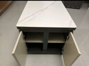 栖梓多功能茶几饭桌两用升降折叠简约现代客厅小户型创意伸缩岩板茶几 多功能升降茶几【配2凳】 120cm*60cm 实拍图
