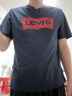 Levi's李维斯2024春夏女士短袖T恤纯色百搭简约字母logo潮流休闲 黑色 XS 实拍图