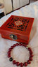 九缘祥朱砂手串男女款护身符本命佛马年本命年手链男士生日礼物送老公 大日如来-属猴【2025破泰岁】 朱砂直径10mm（男女款） 实拍图