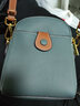 西柏莱真皮手机包女斜挎迷你小包夏季新款头层牛皮女士放手机的小包包袋 海蓝色 实拍图