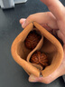 蓝莲之季 文玩牛皮袋核桃收纳袋星月菩提手串挂件首饰收纳袋包紫檀储物袋 NP1【弹簧链 核桃袋】 实拍图