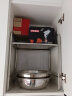 崎菲家居 微波炉架子厨房置物架不锈钢落地烤箱架厨房用品收纳架 单层40CM长  721A 实拍图