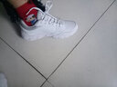 安踏运动鞋女鞋秋冬新款防水皮面跑步鞋休闲鞋百搭轻便软底减震小白鞋 【皮面防泼水】黑-9 36 (225mm) 实拍图