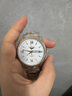 冠琴（GUANQIN）名牌手表男士商务时尚双日历石英表休闲防水男表情人节礼物送老公 绅士间金黑面 实拍图