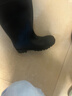 工百利 高筒雨靴防滑防砸防穿刺绝缘钢头钢底矿工加厚 黑色42码 实拍图