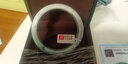 净心石 翡翠飘花玉手镯女款宽边玉镯子 内径约57mm-58mm 实拍图