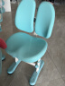 伯课（BOKE） 儿童学习桌椅套装可升降儿童书桌写字台桌小学生课桌椅 聪慧8.0-蓝-折叠灯+椅套 实拍图