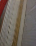 晨光（M&G） 学生作业本16K24页牛皮纸生字田格汉拼英语算术本软抄本笔记本子铁钉本米黄护眼标准版 双线本-10本装 实拍图