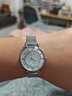 聚利时（Julius）手表女韩版时尚轻奢潮流百搭学生防水石英女士手表银色JA-728A 实拍图
