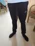 李宁（LI-NING）运动裤男春秋款卫裤男收口健身束脚跑步大码宽松训练裤子 黑（收口-加绒） S 实拍图