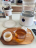 呈然 全自动懒人泡茶器三件套红茶过滤冲泡茶壶自动出水功夫茶具套装 叁观自动泡茶器（白色款） 晒单实拍图