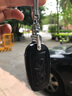适用于吉利钥匙包新帝豪真皮钥匙套博越帝豪GSe远景SUV缤瑞缤越X1帝豪GL熊猫金刚汽车钥匙扣保护壳 吉利A款全黑色 实拍图