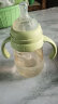 小土豆（potato）婴儿ppsu宽口径带手柄重力球吸管奶瓶配L号4个月以上300ml艾青绿 实拍图