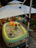 Bestway百适乐儿童充气泳池家用可折叠洗澡池小孩钓鱼池54503 3.18米电泵 实拍图