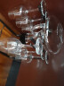 DELISOGA 红酒杯套装家用6只醒酒器欧式大号玻璃水晶杯葡萄酒高脚杯酒店 一体架+把手醒酒器+魅影 350ml 6只 实拍图
