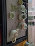 瓷牌茗茶具功夫茶具茶盘实木家用整套四合一电热炉茶台茶托盘排水式仿乌金石 招财进宝变色4合1全自动+哥窑 实拍图