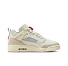 耐克（NIKE）女鞋JORDAN SPIZIKE大童运动鞋简版AJ4米色实战篮球鞋 FQ3950-100 37.5 实拍图