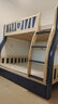耀拓【免费安装】实木儿童床上下床高低床成人上下铺男女孩双层子母床 松木蓝直梯款 上铺宽160下铺宽180 实拍图