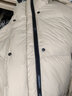 独束大码女装可拆卸连帽休闲羽绒服女微胖mm冬新款通勤保暖羽绒外套 卡其色 M (尺码：1) 实拍图