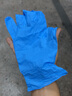 迅力一次性手套丁腈加厚胶皮洗碗家务防水防油食品工业餐饮丁晴手套 丁睛蓝色/加厚耐用【100只】 M（中号） 实拍图