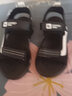 回力断码儿童运动凉鞋2025年夏季新款男童防滑软底沙滩鞋中大童休闲鞋 黑白主图款 38 实拍图