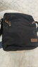 圣大保罗2025男士单肩包男包斜挎包帆布运动休闲尼龙旅行包七夕情人节礼物 黑色大号 实拍图