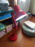古普（Gupu） 台灯 美式复古长臂折叠学生护眼台灯卧室床头灯 红色台灯+5W 白光（三档调光） 实拍图