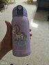 特美刻智能儿童保温杯带吸管双盖两用316不锈钢内胆男女孩水年会礼品 560ml 独角兽 实拍图