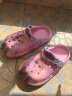 迪士尼（Disney）儿童洞洞鞋女童夏防滑凉鞋居家休闲宝宝拖鞋 F1135橘粉 200mm  实拍图