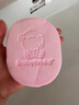 世纪宝贝（babyhood）婴儿洗澡沐浴海绵 新生儿宝宝硅胶洗澡用品去头垢洗发清洁按摩 小熊沐浴棉 粉色 实拍图