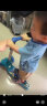 乐的Luddy滑板车儿童2-6岁1宝宝多功能可坐可骑滑二合一滑滑踏板车 1066蓝色-单用（乐的定制款） 实拍图