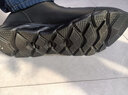 361°男鞋运动鞋男秋冬季新款男士休闲鞋防水旅游鞋黑色加绒跑步鞋子 曜石黑/361度白[皮面] 46 实拍图