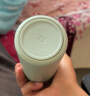 米家 保温杯 316不锈钢水杯 男女士杯子 大容量茶杯便携 350ml绿色 实拍图
