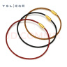 谢瑞麟（TSL）不锈钢扣手绳可穿珠转运珠编织绳多色可选62302-62304 62302-红色手绳 18cm 实拍图