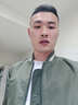 AKSERIES新复古回潮拼色短版夹克修身外套飞行员夹克男AK男装1904211 军灰 M 实拍图
