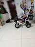 BAOLEJUN【双向推行】儿童三轮车脚踏车小孩宝宝幼儿童车1-6岁轻便手推车 彩格【双向推行】钛空轮+音乐 实拍图