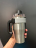 私家良品冰霸杯保冷杯超大容量车载保温杯制冷冰块不化陶瓷内胆夏tkk同款 银色800ml (送冰格+冷热双保） 实拍图