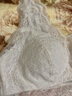 音儿内衣【明星同款】蝴蝶蕾丝吊带背心女无钢圈美背带杯文胸打底 藕粉 M 实拍图