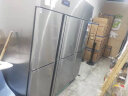 西冷贝尔 商用四门 厨房冰箱 立式冷藏冷冻保鲜柜 展示柜冷柜 不锈钢双温冰柜 六门全冷冻升级款 QB-1300 1300升 实拍图
