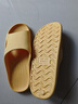 洁丽雅防臭拖鞋男士夏季2025新款居家室内浴室洗澡eva家用防滑凉拖鞋女 黄色 【无甲醛致癌物】 36-37 【适合35-36码】 实拍图