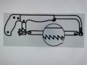 麦思德（MASTERPROOF）12寸钢锯弓钢锯架手锯小钢锯 锯铁锯金属锯子 锋钢高速钢锯条 双金属锯条【2条装】 实拍图
