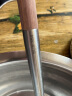 餐将军 304不锈钢大汤勺家用长柄防烫隔热炒勺花梨木柄汤勺煎勺粥勺 实拍图