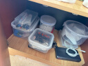 龙士达微波炉饭盒保鲜盒 860ml透明塑料密封罐便当盒 储物盒LK-2009 实拍图