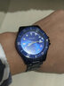 卡慕迪（Comudir）2025新款水鬼全自动机芯表男士帅气手表潮夜光防水运动手表可旋转 518黑钢带蓝面 实拍图